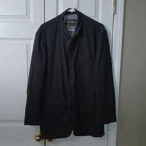 Eddie Bauer Travex Gray Voyager II Travel Blazer Coat Jacket Sz 46 NWOT